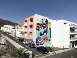 el pinar Mural de Rubén Sánchez 4